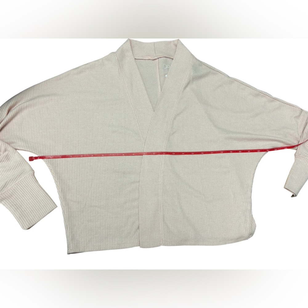Victoria's Secret PINK Dreamr Sz Small Light Pink Ribbed Open-Front Cardigan NWT - Picture 6 of 8